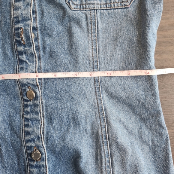 Vintage Smartset Sz 9 Demin Dress - Picture 6 of 12